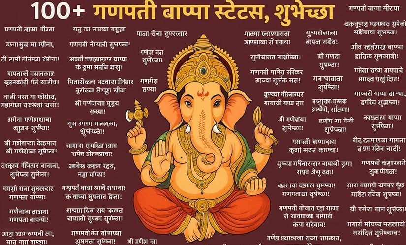 ganpati bappa quotes in marathi