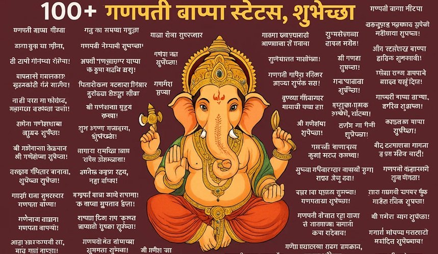 ganpati bappa quotes in marathi